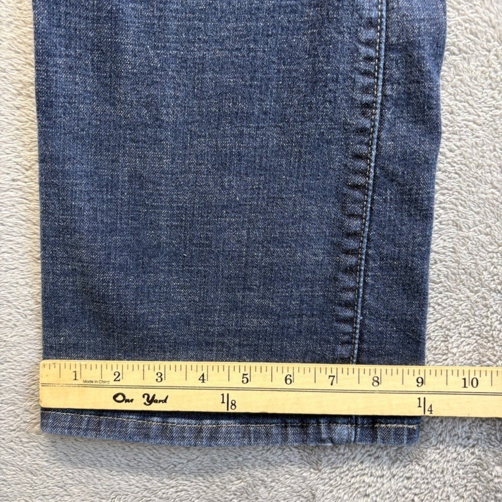 Levis 512 Jeans Womens 10 Short Blue Bootcut Perfectly Slimming Flap Pockets - Picture 8 of 13